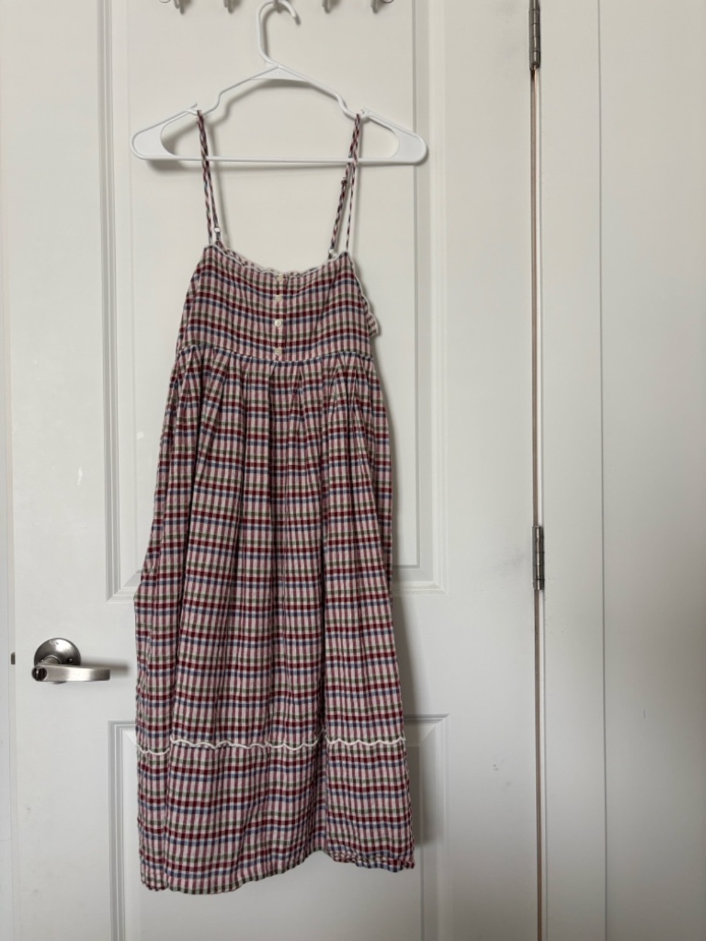 Madewell Gingham Dress w/ Adjustable Straps